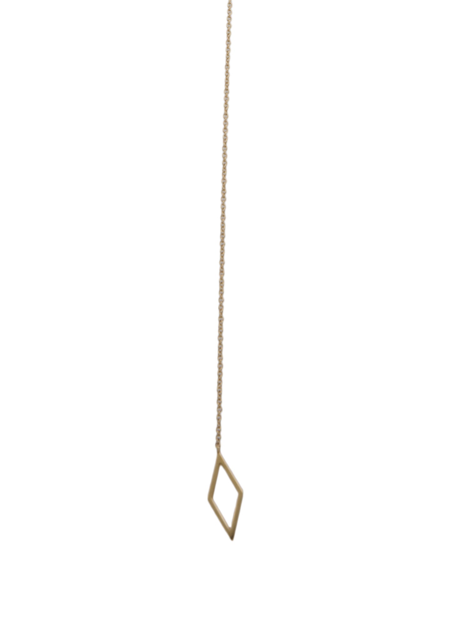 EF Collection 14K Diamond Lariat Necklace