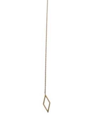 EF Collection 14K Diamond Lariat Necklace