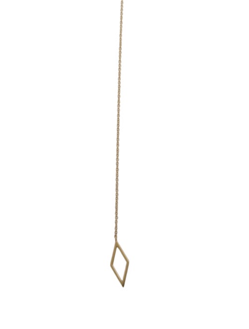 EF Collection 14K Diamond Lariat Necklace