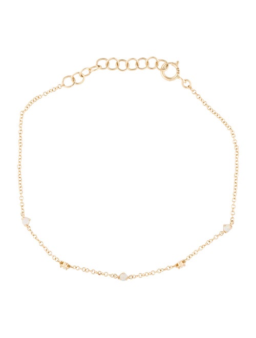 EF Collection 14K Opal & Diamond Link Bracelet