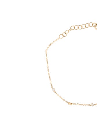 EF Collection 14K Opal & Diamond Link Bracelet