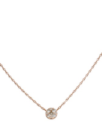 EF Collection 14K Diamond Disc Choker Necklace