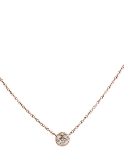EF Collection 14K Diamond Disc Choker Necklace