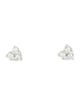 EF Collection 14K Diamond Mini Heart Stud Earring