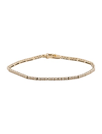 EF Collection 14K Diamond Double Row Eternity Bracelet
