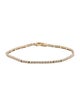 EF Collection 14K Diamond Double Row Eternity Bracelet
