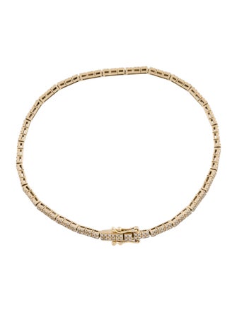 EF Collection 14K Diamond Double Row Eternity Bracelet