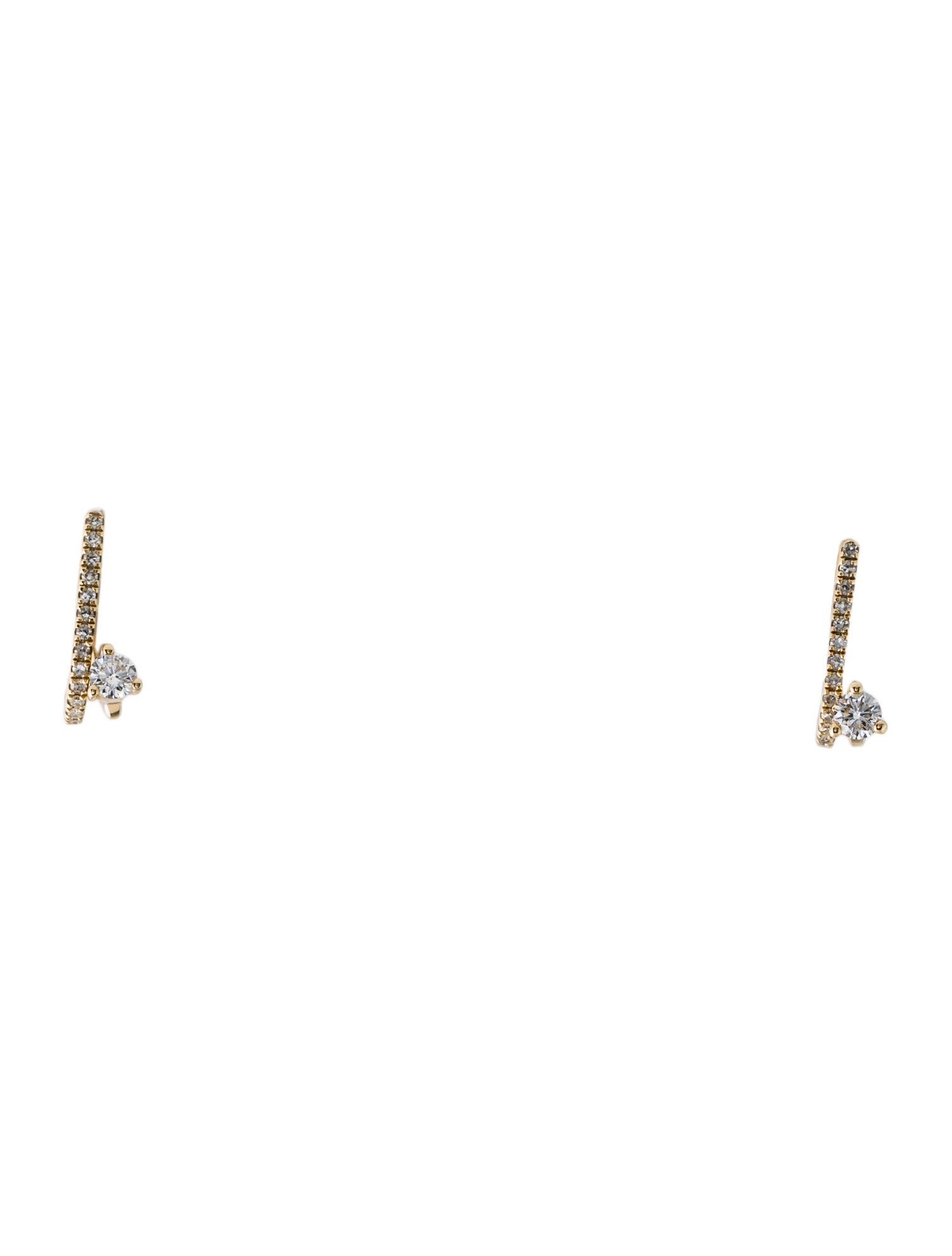 EF Collection 14K Diamond Illusion Stud Earrings