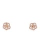 EF Collection 14K Diamond Rose Stud Earrings