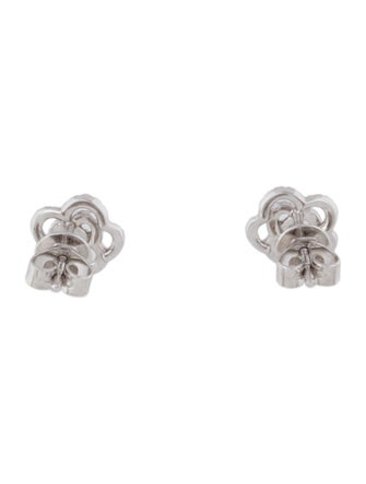 EF Collection 14K Diamond Rose Stud Earrings