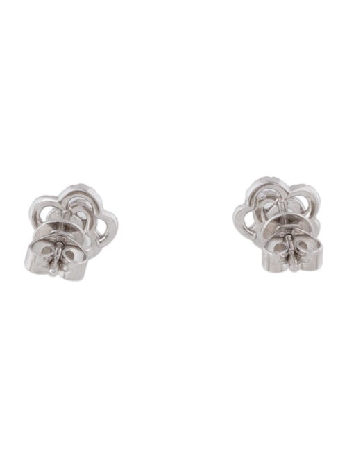 EF Collection 14K Diamond Rose Stud Earrings