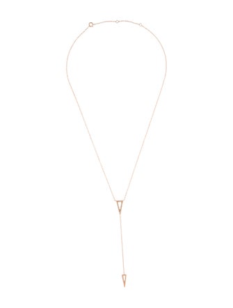 EF Collection 14K Diamond Lavalier Necklace