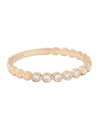 EF Collection 14K Diamond Bezel Stack Ring