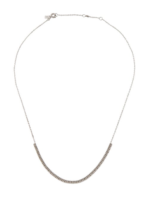 EF Collection 14K Diamond Double Row Segment Necklace