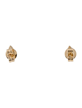 EF Collection 14K Diamond Pear Stud Earrings