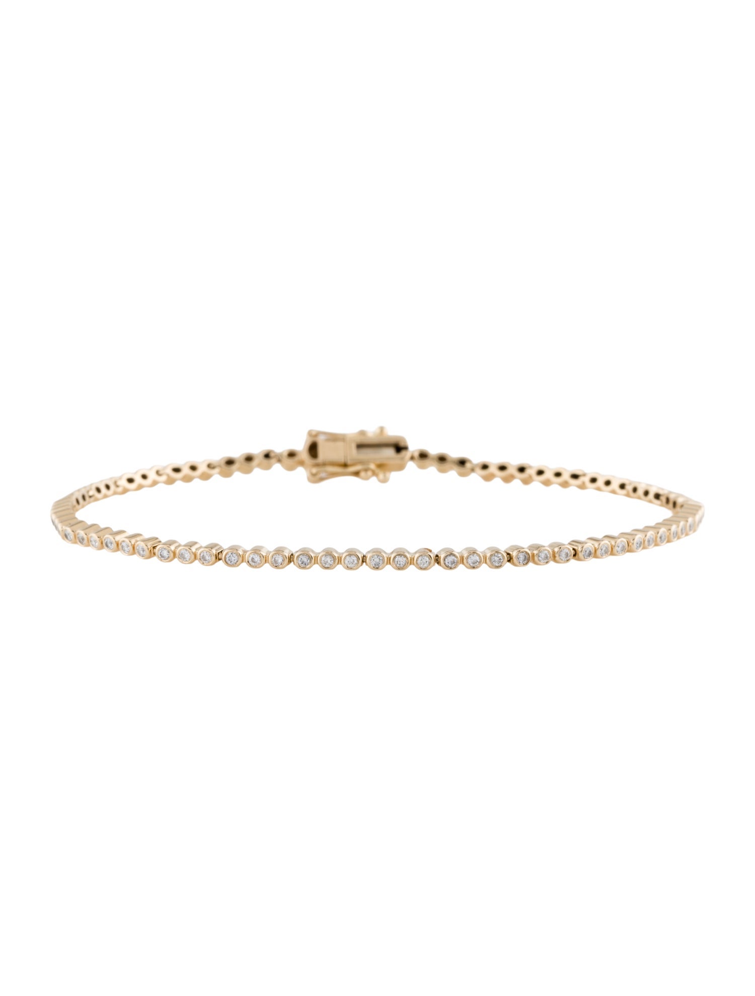 EF Collection 14K Diamond Tennis Bracelet