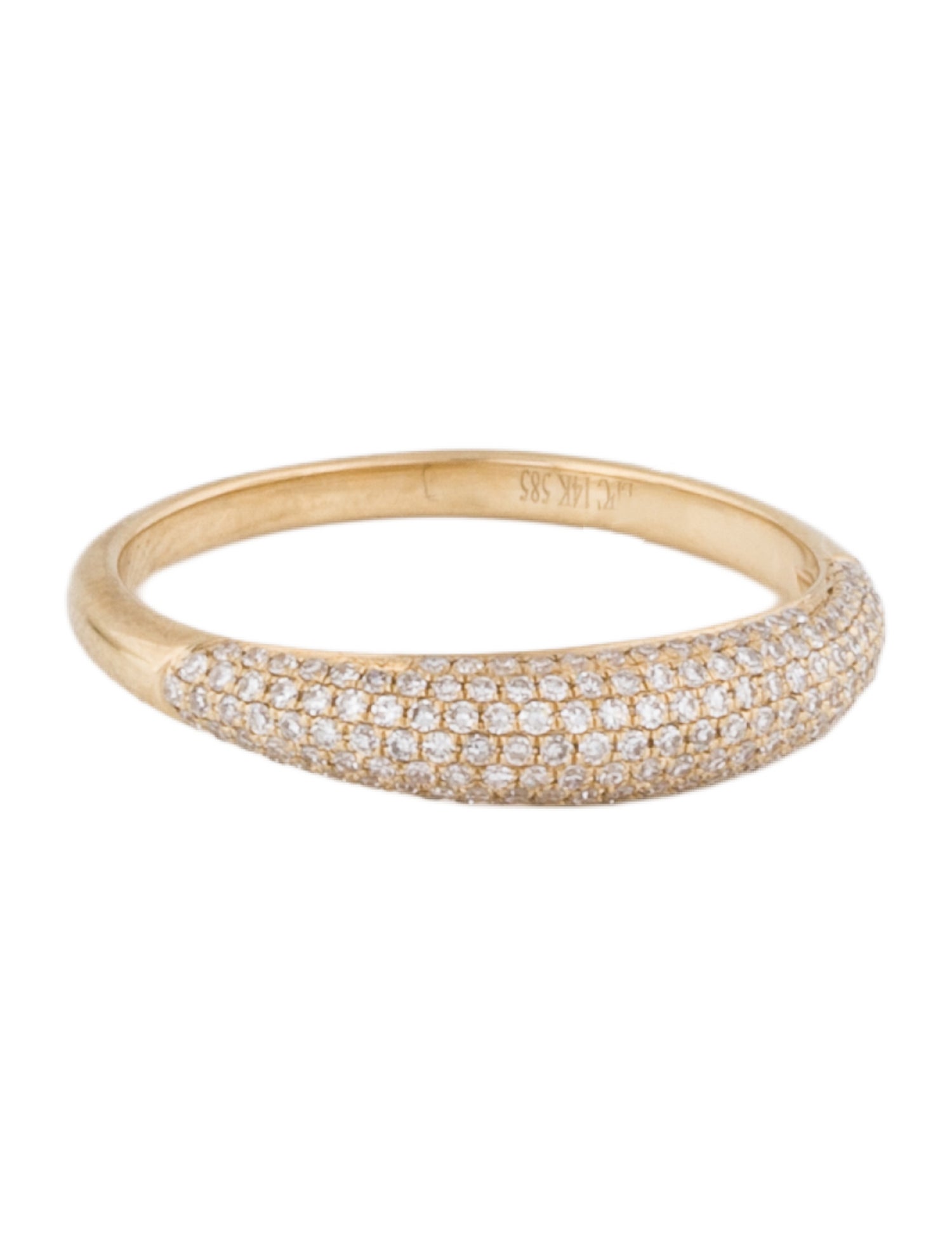 EF Collection 14K Diamond Dome Band