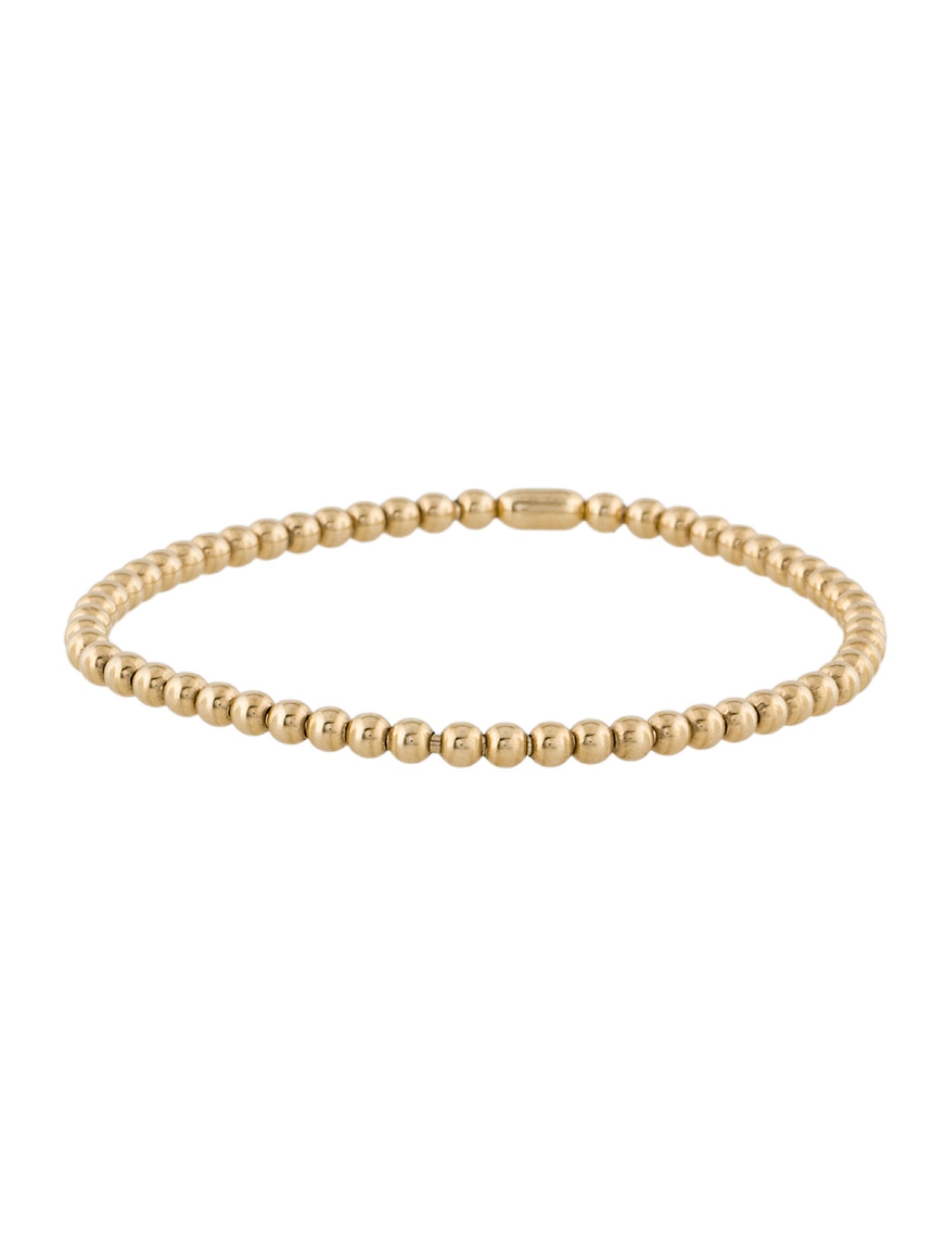 EF Collection 14K Beaded Stretch Bracelet
