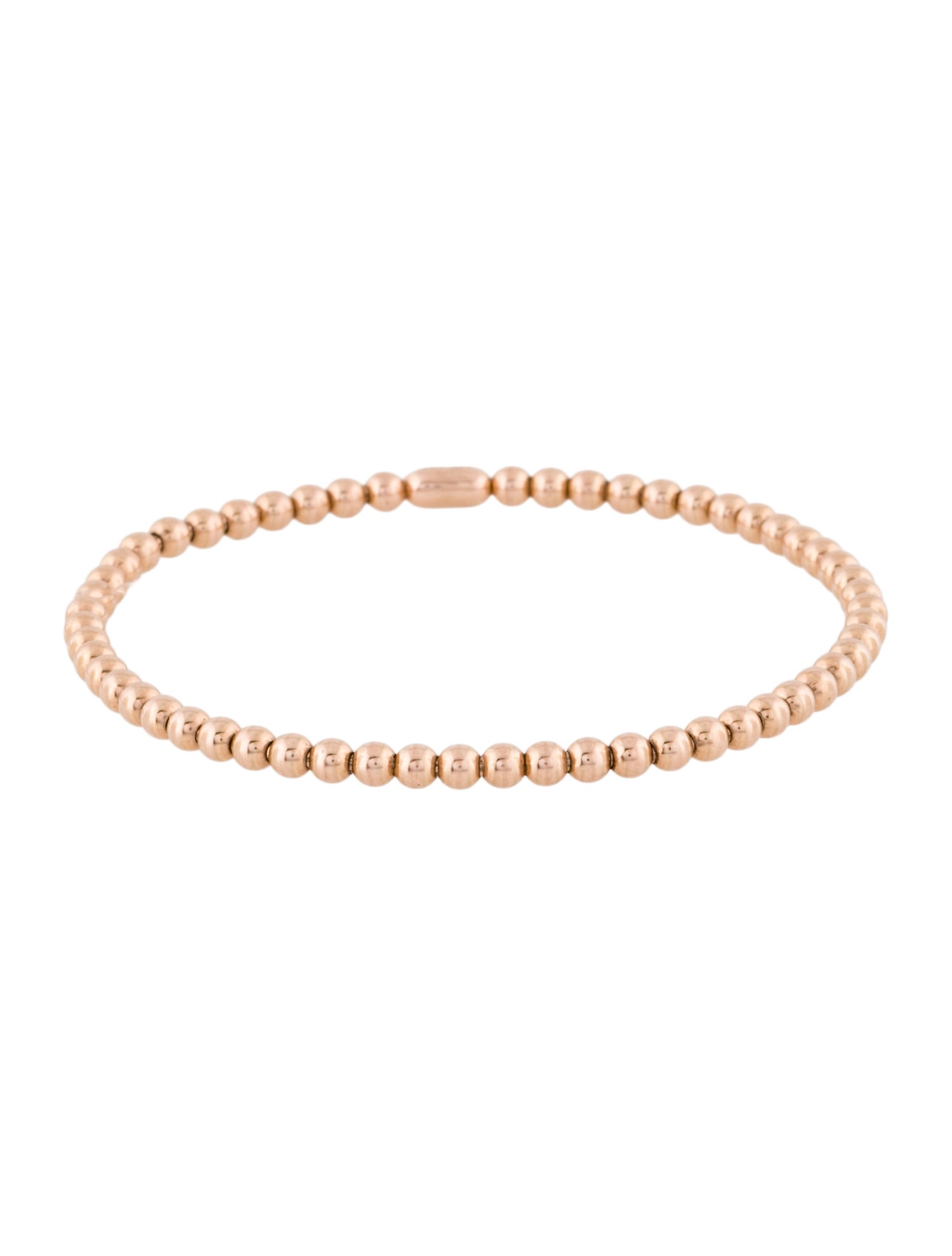 EF Collection 14K Gold Ball Stretch Bracelet