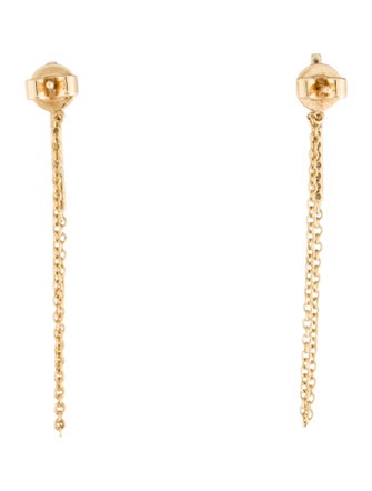 EF Collection 14K Diamond Drop Earrings