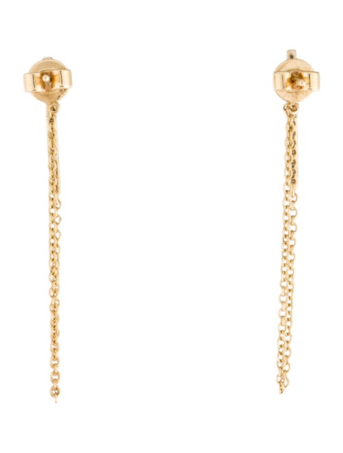 EF Collection 14K Diamond Drop Earrings