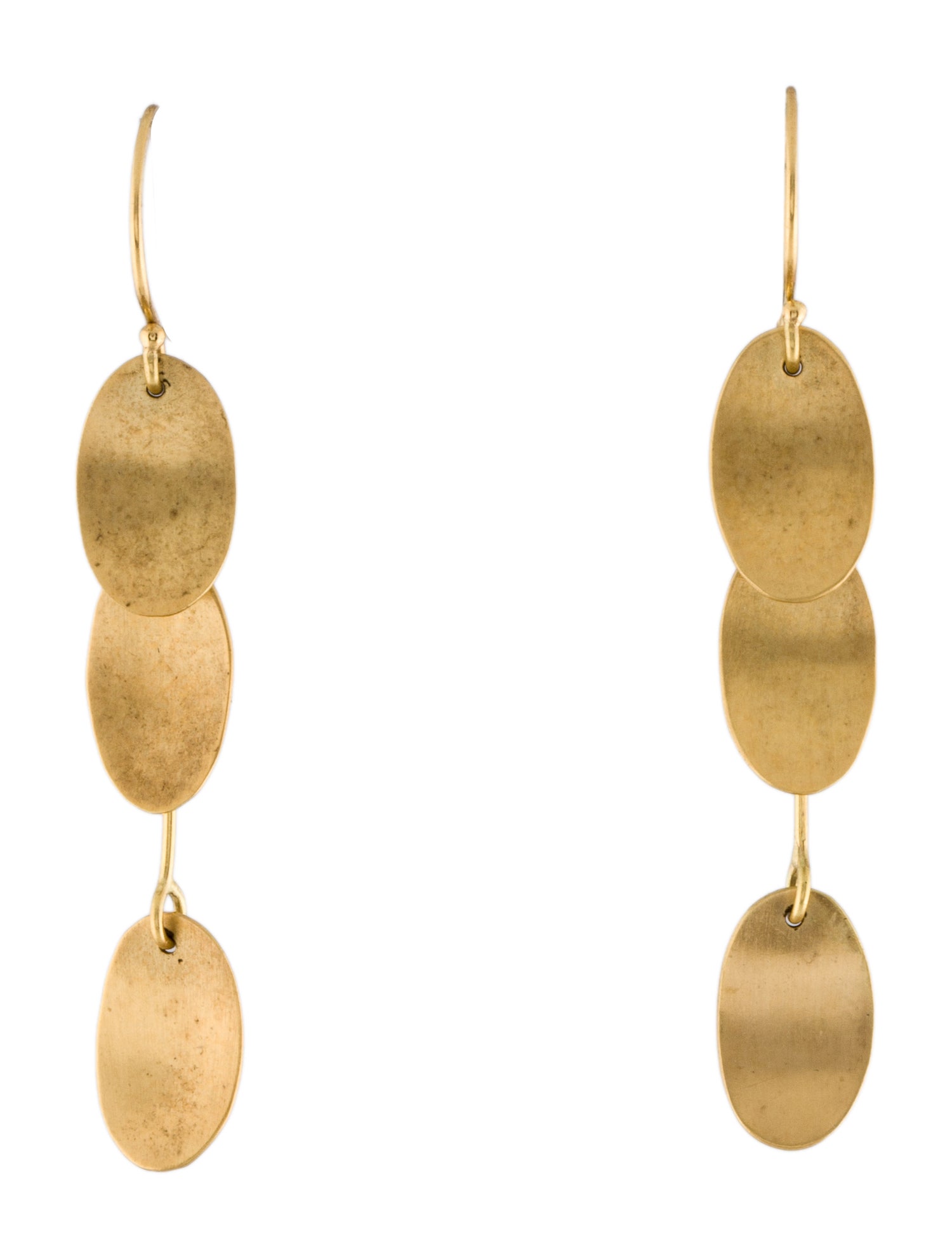 Sarah McGuire 18K Falling Leaves Drop Earrings