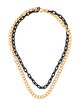 Effy Jewelry Two-Tone Enamel Link Chain Necklace