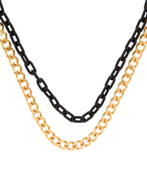 Effy Jewelry Two-Tone Enamel Link Chain Necklace