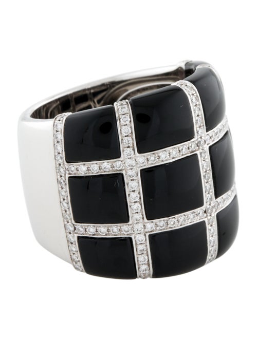 Effy Jewelry 14K Onyx & Diamond Band