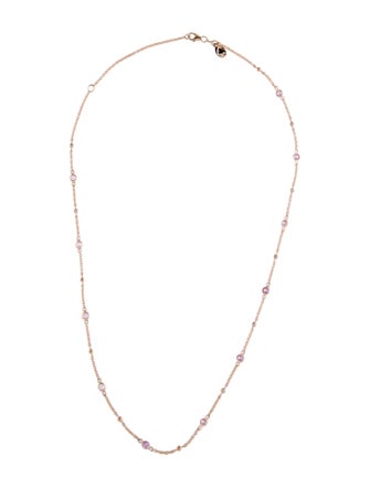 Effy Jewelry 14K Sapphire & Diamond Station Necklace