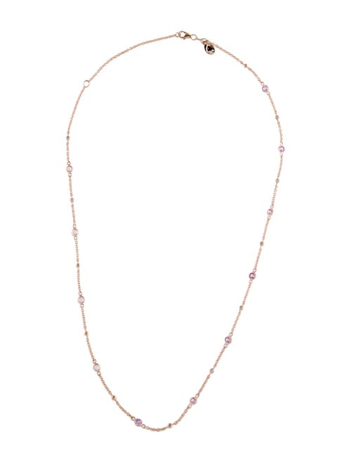 Effy Jewelry 14K Sapphire & Diamond Station Necklace