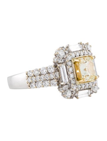 Effy Jewelry Cocktail Ring 18K 1.38ct. Cushion Diamond 5.75