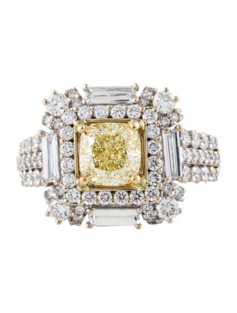 Effy Jewelry 18K 1.38ct. Cushion Diamond Cocktail Ring