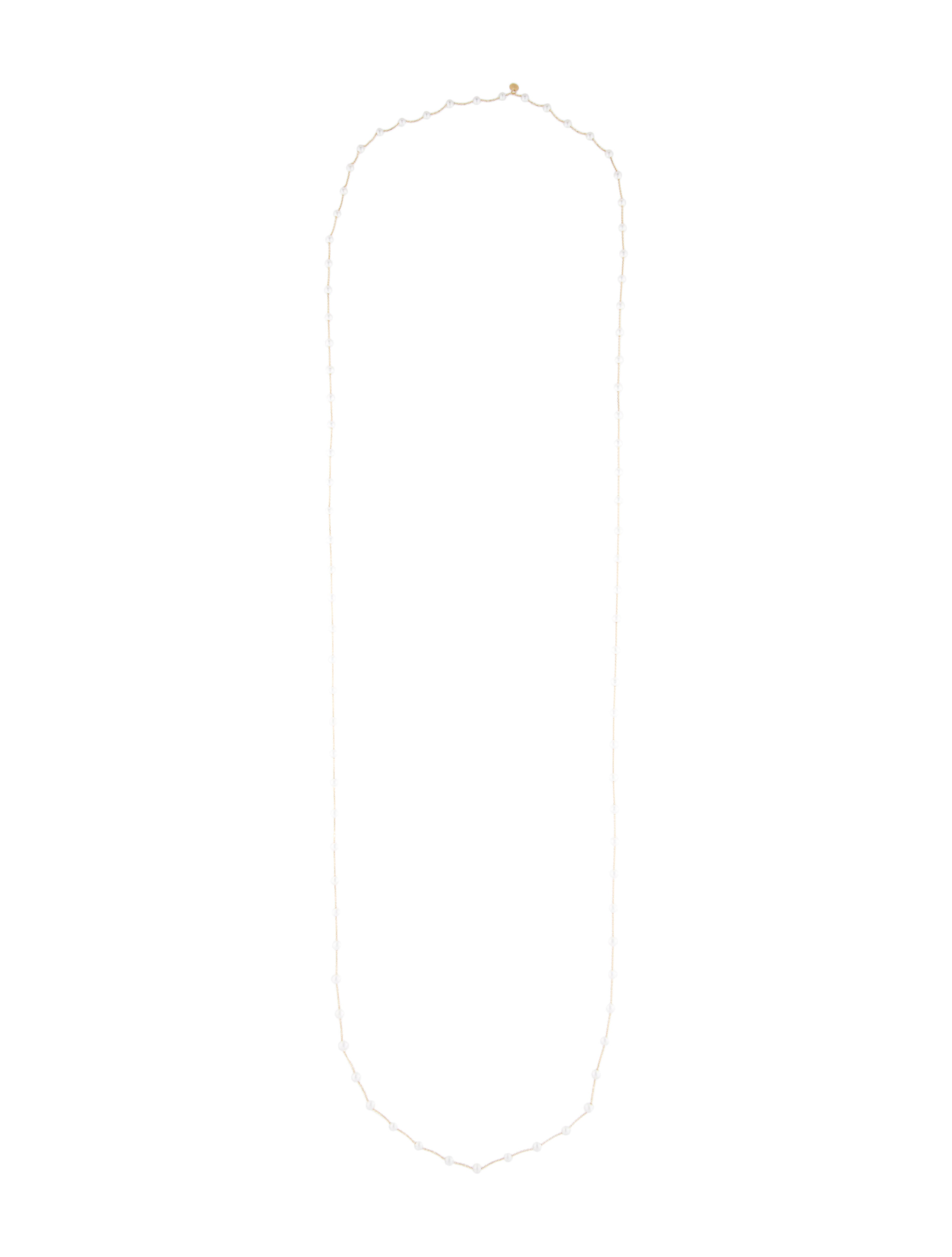 Effy Jewelry 14K Pearl Station Necklace