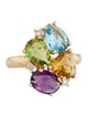 Effy Jewelry 14K Multi-Stone & Diamond Cocktail Ring