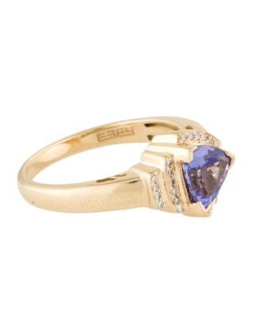 Effy Jewelry Cocktail Ring 14K 1.09ct Tanzanite & Diamond 7