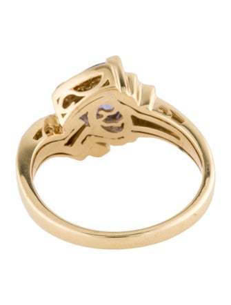 Effy Jewelry 14K 1.09ct Tanzanite & Diamond Cocktail Ring