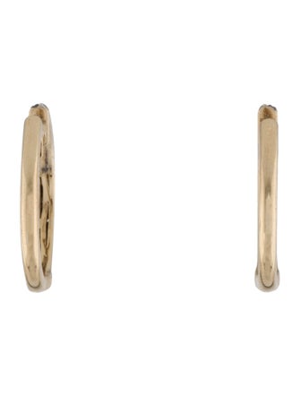 Effy Jewelry 14K Diamond Animal Print Hoop Earrings