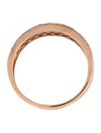 Effy Jewelry 14K Diamond Three-Row Espresso Ring