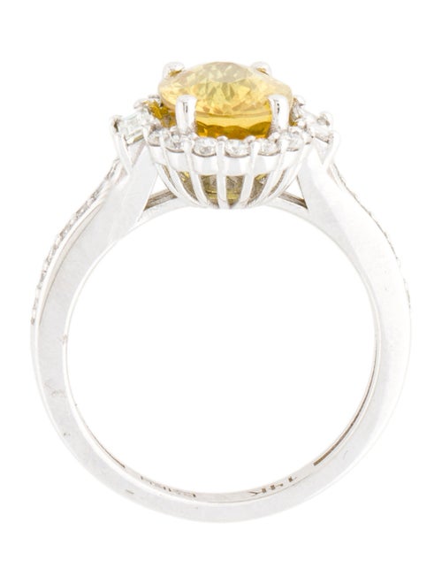 Effy Jewelry 14K 3.54ct Sapphire & Diamond Cocktail Ring