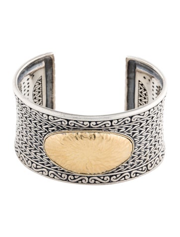 Effy Jewelry Cuff Two-Tone Bangle