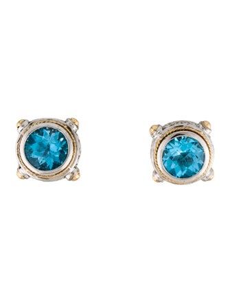 Effy Jewelry Topaz Earclips