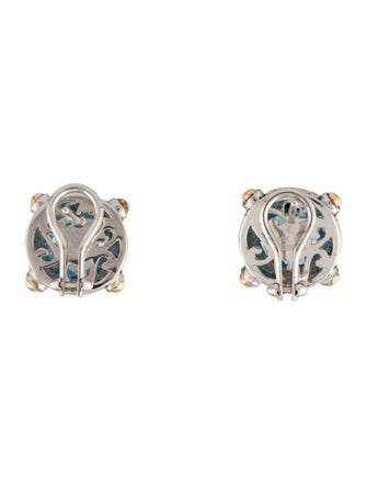 Effy Jewelry Topaz Earclips