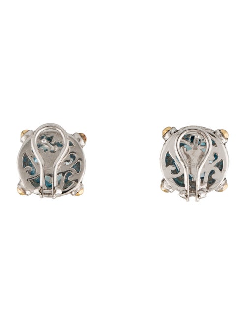 Effy Jewelry Topaz Earclips