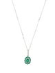 Effy Jewelry 14K Emerald & Diamond Pendant Necklace