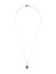 Effy Jewelry 14K Emerald & Diamond Pendant Necklace