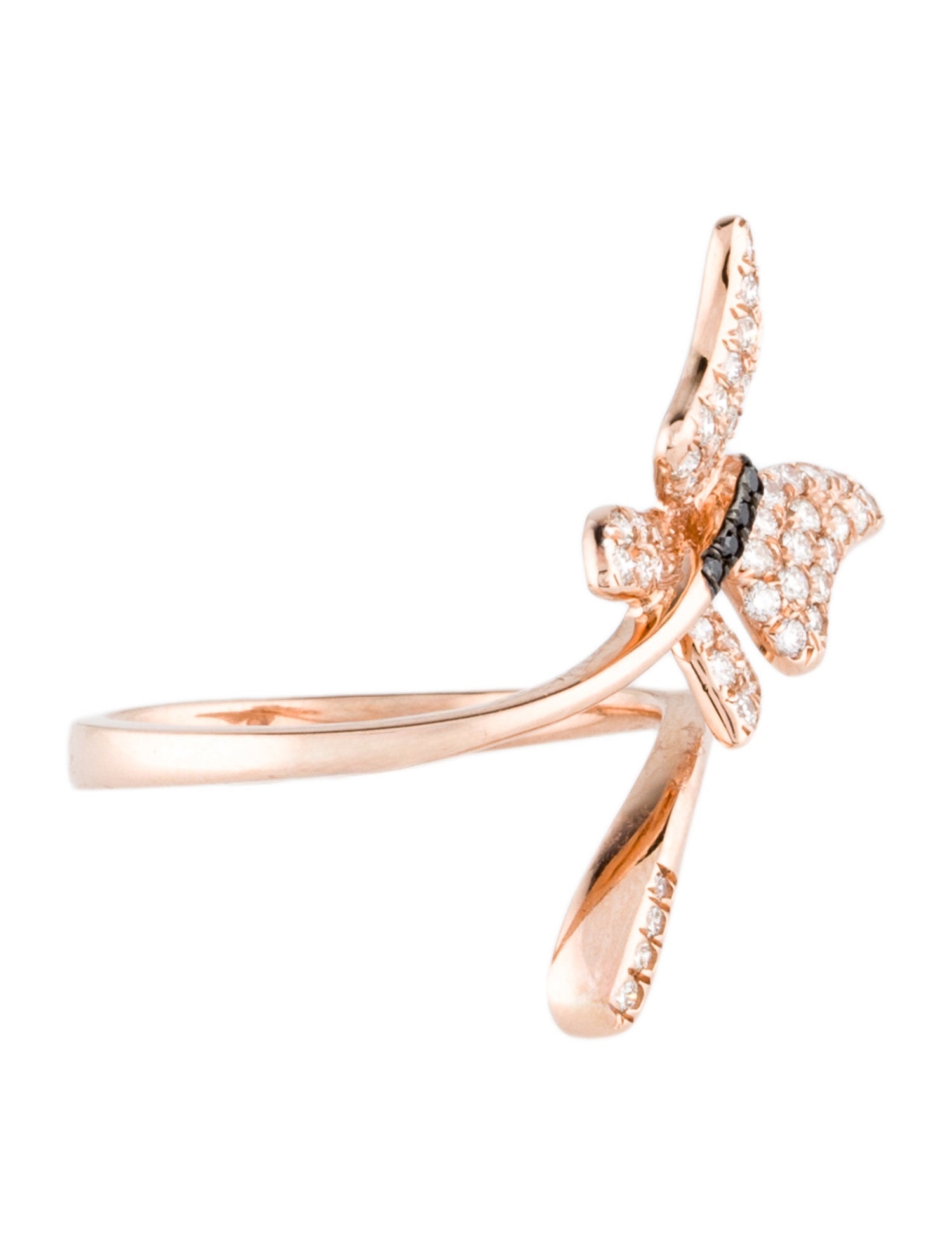 Effy Jewelry 14K Diamond Butterfly Cocktail Ring
