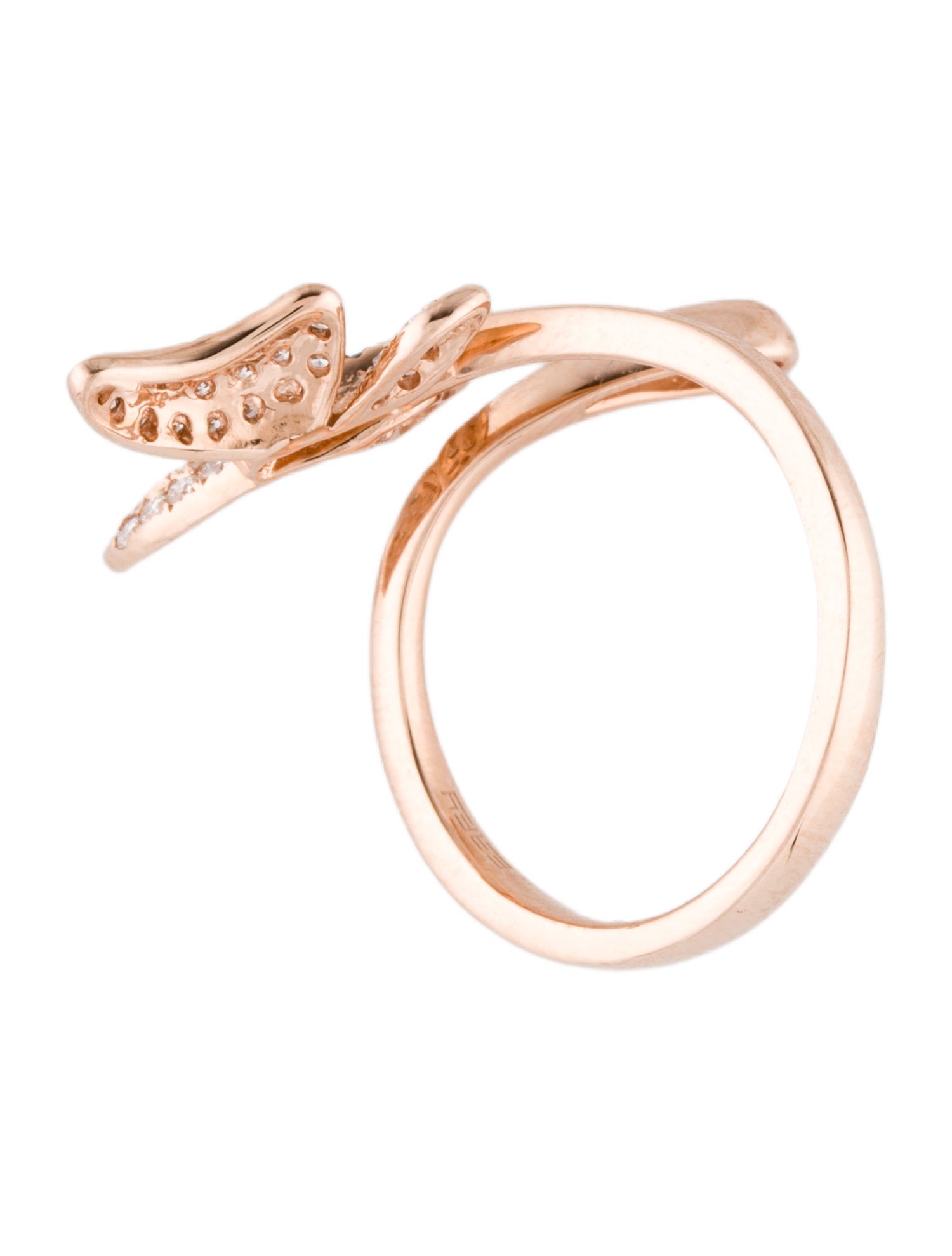 Effy Jewelry 14K Diamond Butterfly Cocktail Ring