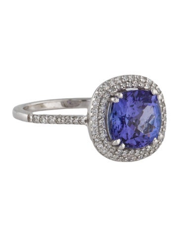 Effy Jewelry Cocktail Ring 14K Tanzanite & Diamond 6.75