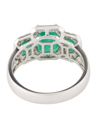 Effy Jewelry 14K 1.50ct Emerald & Diamond Cocktail Ring